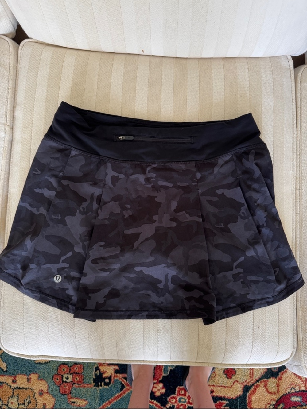 lululemon athletica Black/Camo Athletic Skort
